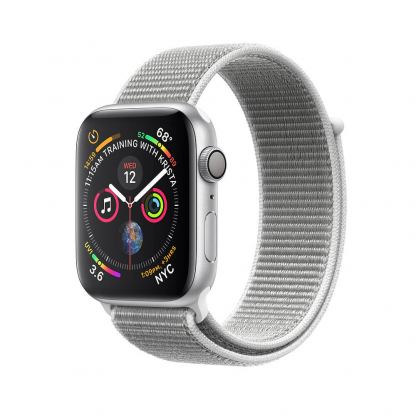 Apple Watch Series 4, 40mm Silver Aluminum Case with Seashell Sport Loop  - умен часовник от Apple