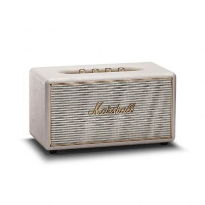 Marshall Stanmore Wi-Fi Multi-Room - безжичен аудиофилски спийкър с Bluetooth и 3.5 mm изход (кремав)