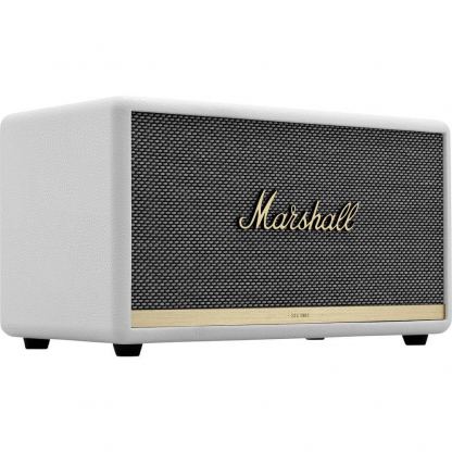 Marshall Stanmore II - безжичен аудиофилски спийкър за мобилни устройства с Bluetooth и 3.5 mm изход (бял)