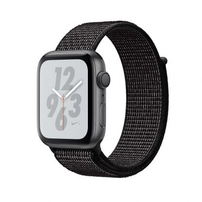 Apple Watch Nike+ Series 4, 40mm Space Gray Aluminum Case with Black Nike Sport Loop, GPS - умен часовник от Apple