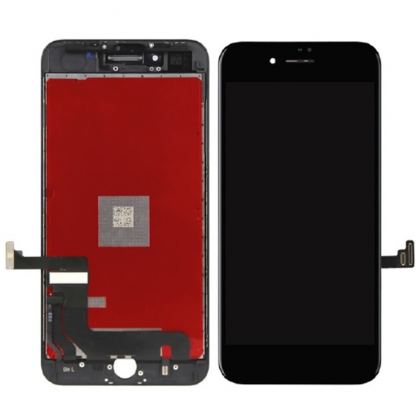 Apple iPhone 8 Plus Display Unit - оригинален резервен дисплей за iPhone 8 Plus (пълен комплект) - черен (reconditioned)