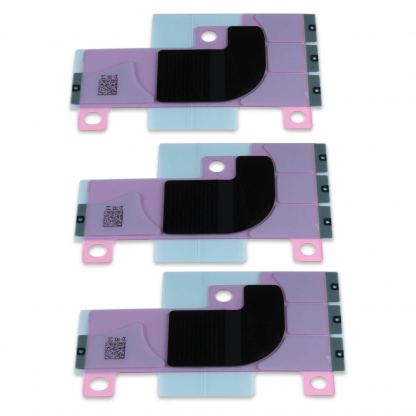 FIX4smarts Antistatic Battery Adhesive Strips - самозалепящи се антистатични ленти за батерията на iPhone X (3 броя)