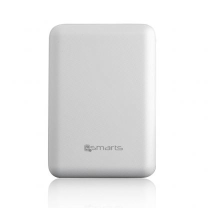 4smarts Power Bank VoltHub Go 10000 mAh - външна батерия с 2 USB изхода (бял)