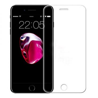 Premium Full Glue 5D Tempered Glass - обхващащо и ръбовете стъклено защитно покритие за дисплея на iPhone 8 Plus, iPhone 7 Plus (прозрачен)