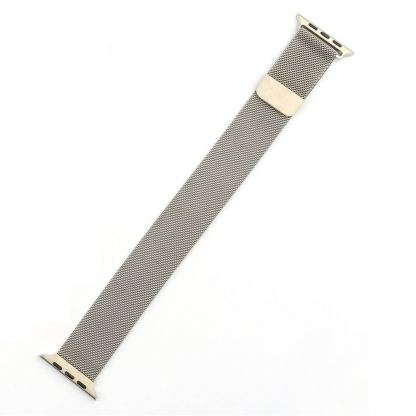 4smarts Metal Milanese Loop Band - стоманена, неръждаема каишка за Apple Watch 38мм, 40мм (сив)