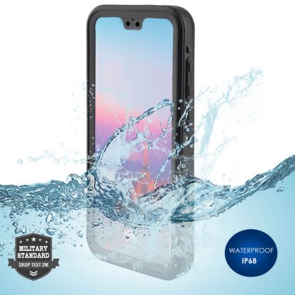 4smarts Rugged Case Active Pro STARK - ударо и водоустойчив калъф за Huawei P20 Pro (черен)
