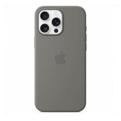 Оригинален силиконов кейс за iPhone 16 Pro Max с MagSafe (сив)  - Apple iPhone Silicone Case with MagSafe