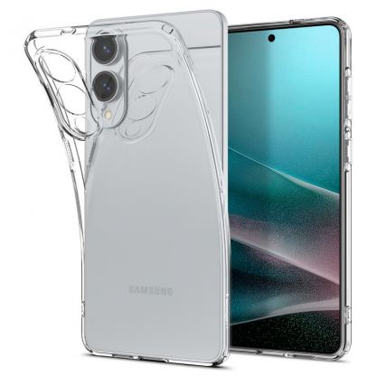 Тънък качествен силиконов (TPU) калъф за Samsung Galaxy S25 Edge (прозрачен)  - Spigen Crystal Flex Case