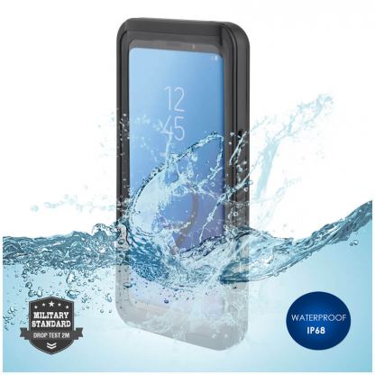 4smarts Rugged Case Active Pro STARK - ударо и водоустойчив калъф за Samsung Galaxy S9 Plus (черен)