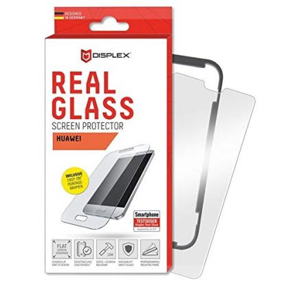 Displex Real Glass 10H Protector 2D - калено стъклено защитно покритие за дисплея на Huawei P Smart (2019), Huawei P Smart+ (2019), Huawei Y6 (2019) (прозрачен)