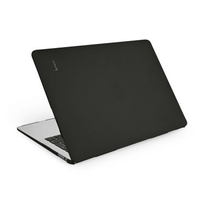 Artwizz Rubber Clip Case - качествен предпазен кейс за MacBook Air 13 (2018), MacBook Air 13 (2020), MacBook Air 13 M1 (2020) (черен)