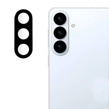 Предпазнo стъклено защитно покритие за камерата на Samsung Galaxy S26 - Techsuit Full Camera Glass (черен)