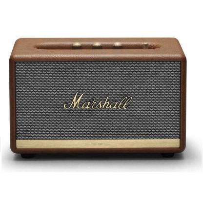 Marshall Acton II - безжичен аудиофилски спийкър за мобилни устройства с Bluetooth и 3.5 mm изход (кафяв)
