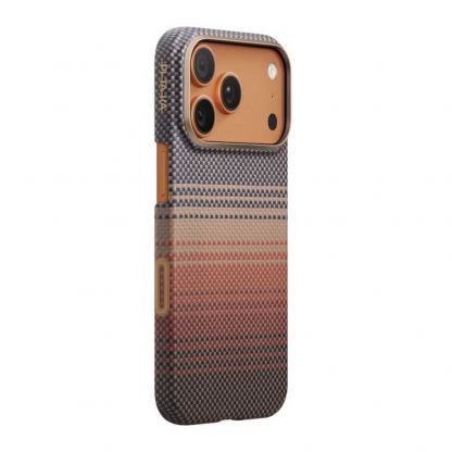  Кевларен кейс с MagSafe за iPhone 17 Pro Max - Pitaka Sunset Ultra Slim Aramid Fiber Case