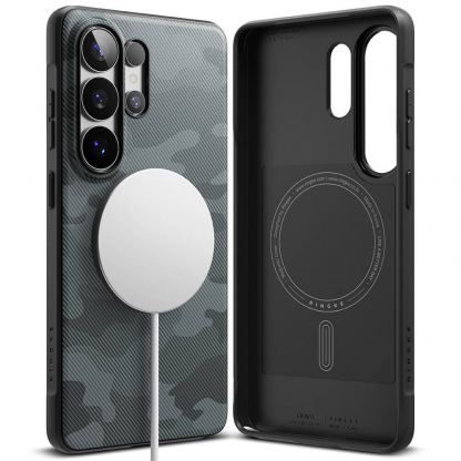Силиконов (TPU) калъф с MagSafe за Samsung Galaxy S26 Ultra - Ringke Onyx Camo Magnetic MagSafe Case