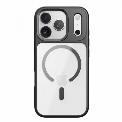 Хибриден удароустойчив кейс с MagSafe за iPhone 17 Pro Max -  Rock Guard Lens Protection Magnetic Case (прозрачен)
