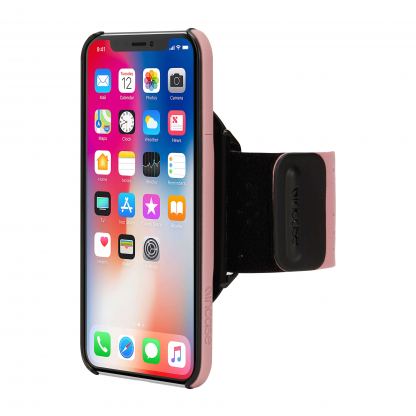 Incase Armband Pro - спортен калъф за ръка за iPhone XS, iPhone X (розов)