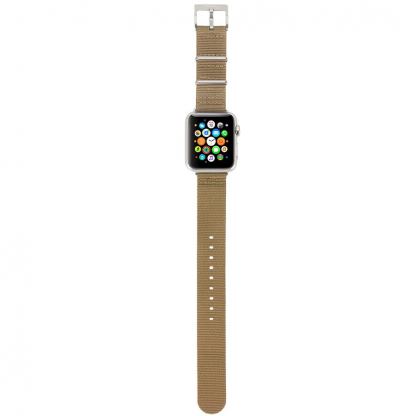 Incase Nylon Nato Band - текстилна каишка за Apple Watch 42мм, 44мм (бронз)