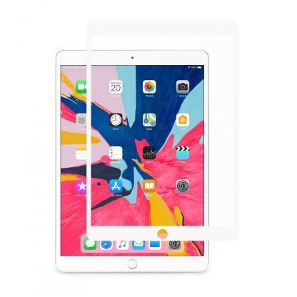 Moshi iVisor AG - качествено матово защитно покритие за iPad Pro 10.5 (2017), iPad Air 3 (2019) (бял)