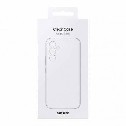 Оригинален TPU кейс за Samsung Galaxy A54 5G (прозрачен)  - Samsung Soft Clear Cover Case EF-QA546CTEGWW