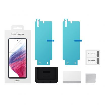 Оригинално защитно покритие за дисплея на Samsung Galaxy A53 5G (2 броя) - Samsung Screen Protector EF-UA536CTEGWW (прозрачно)