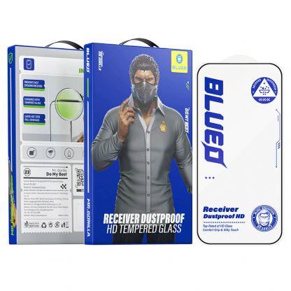 Стъклено защитно покритие за дисплея на iPhone 17 Pro Max, iPhone 16 Pro Max - Blueo Crystal Anti-Dust HD Tempered Glass