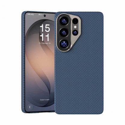 Кевларен кейс с MagSafe за Samsung Galaxy S26 Ultra - Benks Magnetic Armor Tint Kevlar Case 1000D (син)