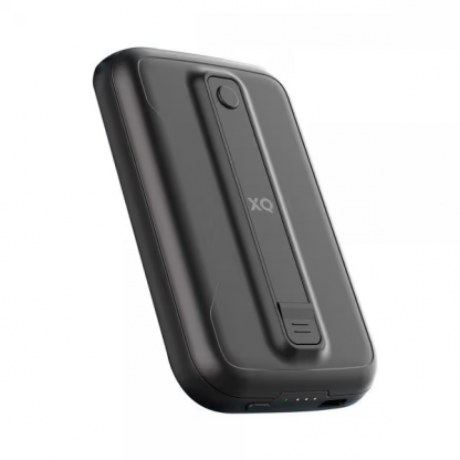 Преносима външна батерия с USB-C изход и безжично зареждане с MagSafe - XQISIT Magnetic Powerbank 5000 mAh 18W (черен)