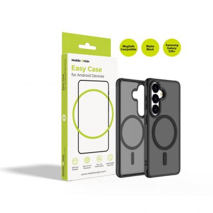 Хибриден кейс с най-висока степен на защита с MagSafe за Samsung Galaxy S26 Plus - Mobile Origin Easy Hybrid MagSafe Case (черен)