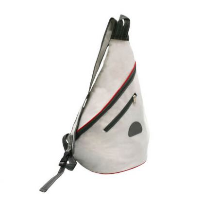 Jaguar Travel Shoulder Bag v3 - полиестерна чанта с презрамка за дребни вещи или аксесоари (сива)