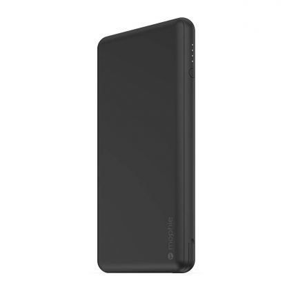 Mophie Powerstation Plus XL 12000 mAh Power Bank - външна батерия с вграден USB-C кабел и USB изход за мобилни устройства