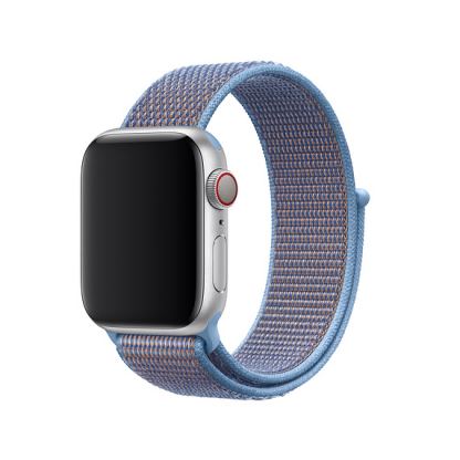 Apple Cerulean Sport Loop - оригинална текстилна каишка за Apple Watch 38мм, 40мм (светлосин)