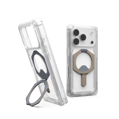 Удароустойчив хибриден кейс с MagSafe за iPhone 17 Pro - UAG Plasma XTE MagSafe Case (прозрачен)