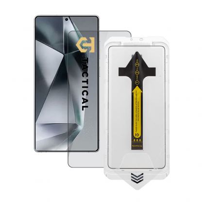 Калено стъклено защитно покритие за дисплея на Samsung Galaxy S26 Ultra - Tactical Impact Barrier For Rookies Tempered Glass (черен-прозрачен) 