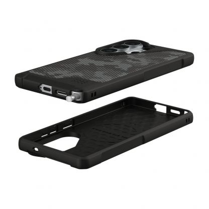 Удароустойчив хибриден кейс с MagSafe за Samsung Galaxy S26 Ultra - UAG Metropolis Micro Hex Camo Graphite Case