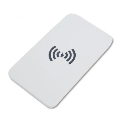 Omega Wireless Charger - поставка (пад) за безжично захранване за QI съвместими устройства (бял)