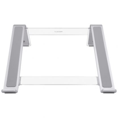 Macally Adjustable Aluminum Laptop Stand - регулируема алуминиева поставка за лаптоп поставка за MacBook и лаптопи (сребриста)