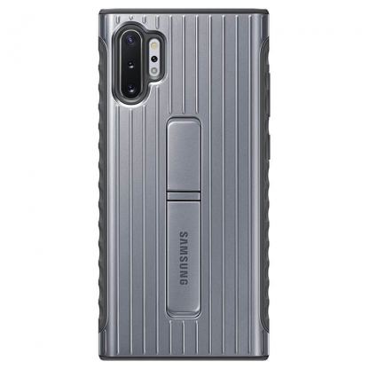 Samsung Protective Standing Cover EF-RN975CS - оригинален хибриден кейс за Samsung Note 10 Plus (сребрист)