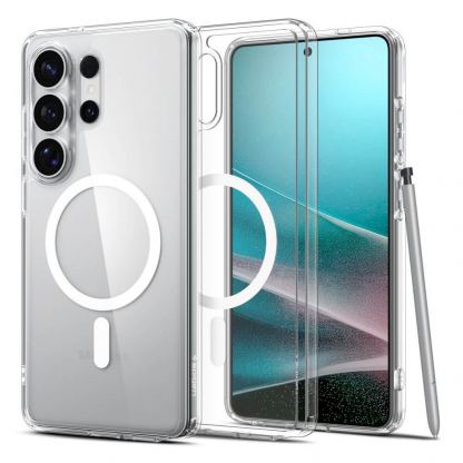 Хибриден кейс с висока степен на защита с MagSafe за Samsung Galaxy S26 Ultra - Spigen Ultra Hybrid MagSafe Case (прозрачен)
