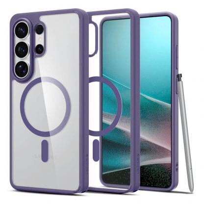 Хибриден кейс с висока степен на защита с MagSafe за Samsung Galaxy S26 Ultra - Spigen Ultra Hybrid MagSafe Case (лилав-прозрачен)