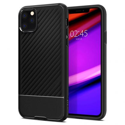 Spigen Core Armor - силиконов (TPU) калъф с висока степен на защита за iPhone 11 Pro Max (черен)