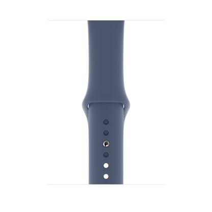 Apple Sport Band S/M & M/L - оригинална силиконова каишка за Apple Watch 42мм, 44мм (бледосин)