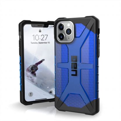 Urban Armor Gear Plasma - удароустойчив хибриден кейс за iPhone 11 Pro (син)