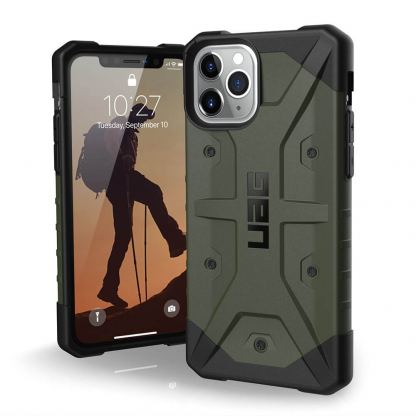 Urban Armor Gear Pathfinder - удароустойчив хибриден кейс за iPhone 11 Pro (зелен)