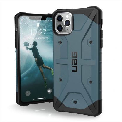 Urban Armor Gear Pathfinder - удароустойчив хибриден кейс за iPhone 11 Pro Max (син)