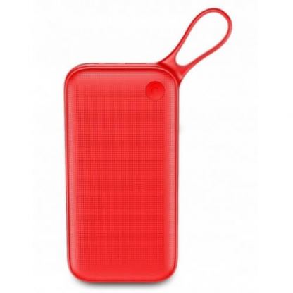 Baseus Powerful QC 3.0 Powerbank 20000 mAh - външна батерия с два USB изхода и USB-C порт и с технология за бързо зареждане (червен)