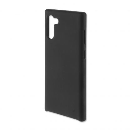4smarts Cupertino Silicone Case - тънък силиконов (TPU) калъф за Samsung Galaxy Note 10, Note 10 5G (черен)