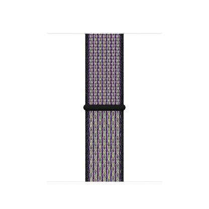Apple Watch Nike Band Sport Loop - оригинална текстилна каишка за Apple Watch 42мм, 44мм (лилав-сив)