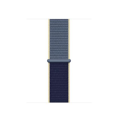 Apple Alaskan Blue Sport Loop - оригинална текстилна каишка за Apple Watch 38мм, 40мм (син)