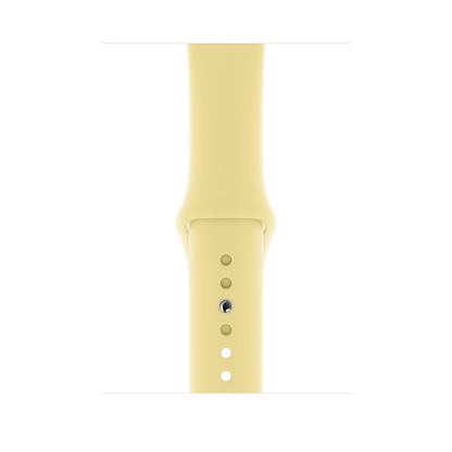 Apple Sport Band S/M & M/L - оригинална силиконова каишка за Apple Watch 38мм, 40мм (светложълт) 